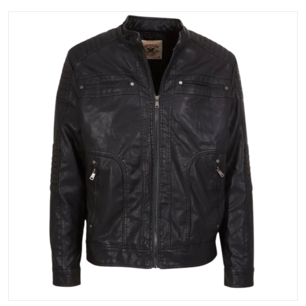 AMERICAN CULTURE faux leather jacket